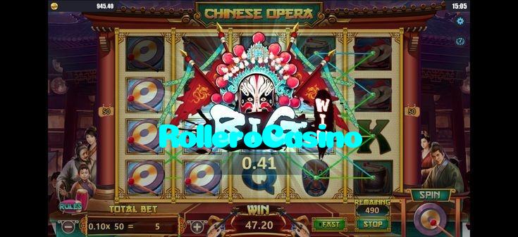RolleroCasino casino presented on mobile device in Pakistan with slots and live games
